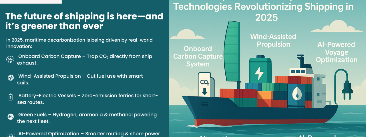 Green Waves Ahead: The Top 5 Eco-Friendly Maritime Technologies Revolutionizing Shipping in 2025